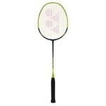 YONEX Nanoray Ace Badminton Racquet (Strung, Black/Lime)