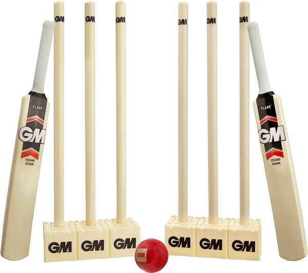 GM FLARE PLASTIC CRICKET SET (2 Bat set) - Size 6