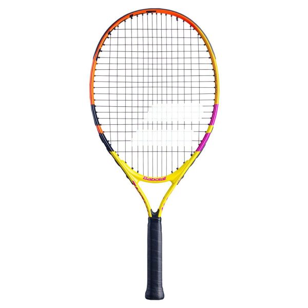 Babolat NADAL JUNIOR 23-Strung-Yellow/Orange/Purple - Babolat Pure Aero Rafa Tennis Racquet in India
